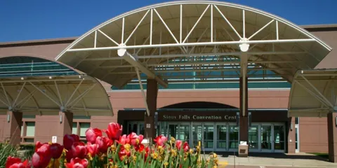 Entrance to the Sioux Falls Convention Center