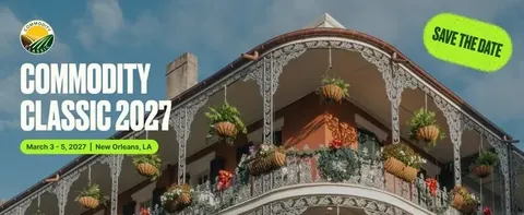 official Commodity Classic 2027 promotional banner; New Orleans imagery, not a photograph of the future show