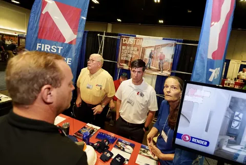 Builders FirstSource display at an earlier Build Expo in Tampa
