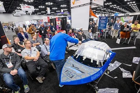 Marine fabrication demonstration at Advanced Textiles Expo 2025