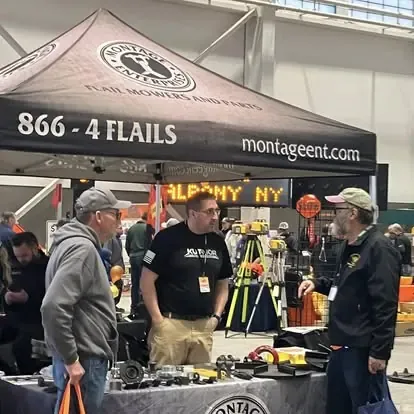 Equipment exhibition at an earlier Hard Hat Expo