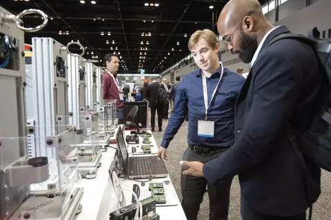 Automation technology display from the Automate organizer archive