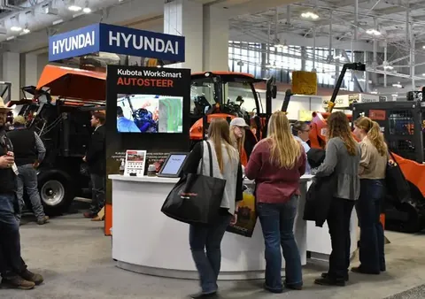 Equipment display at CattleCon 2026