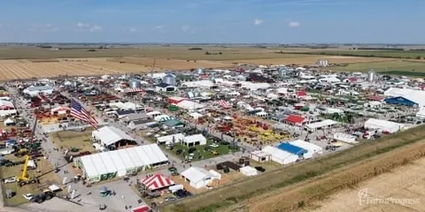 Archive aerial photograph of Husker Harvest Days showgrounds