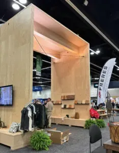 Freres mass-plywood booth at IMTC 2026