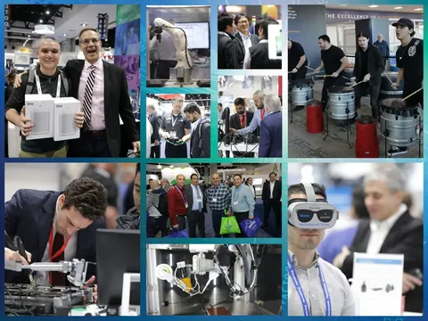 Archive view of the APEX EXPO exhibition floor from 2022