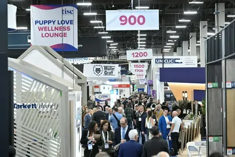 Visitors and exhibits at The International Surface Event 2026