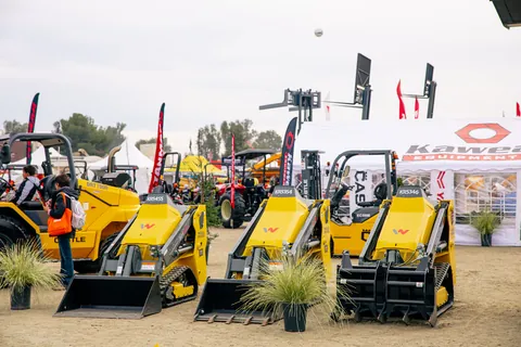 Orchard Machinery Corporation equipment displayed at World Ag Expo 2026